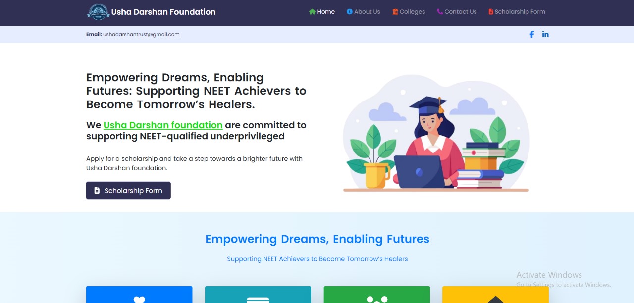 Fully Responsive Static Website Screenshot